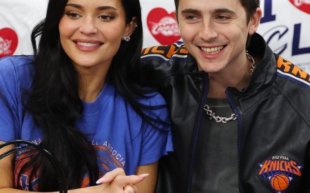 Kylie Jenner, Timothée Chalamet Celebrate Historic Knicks Win With PDA