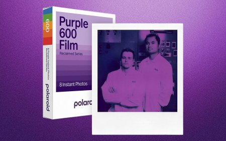 Polaroid’s Limited Edition Purple Film Gives ‘Waste a Second Life’