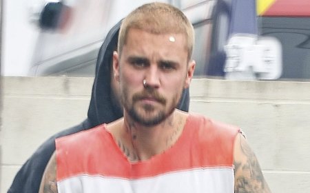 Justin Bieber offers raunchy hint at sex life after wife Hailey showed off derriere in thong bikini