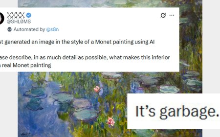 Someone Shared a Real Monet Painting as AI and Asked for Critiques