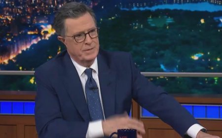 Late Show with Stephen Colbert welcomes Paul McCartney as final guest 62 years after Beatles played historic Ed Sullivan Theatre