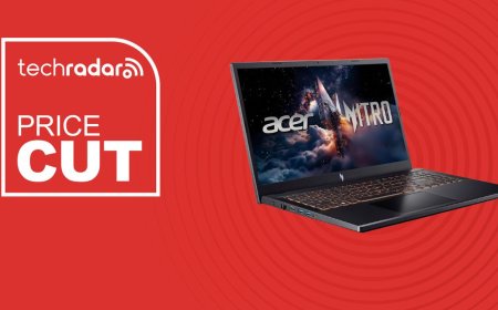 This budget-friendly Acer Nitro V boasts an RTX 4050 and Intel Core i5 for $699.99