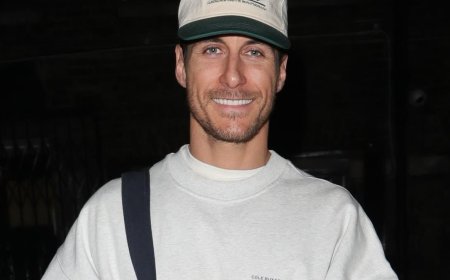 Gorka Marquez appears in great spirits as he reunites with Strictly pros following show exit - after fiancée  Gemma Atkinson insisted she did not 'force' him to quit the BBC series