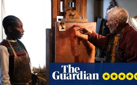 The Christophers review – Ian McKellen and Michaela Coel are the double act of the year