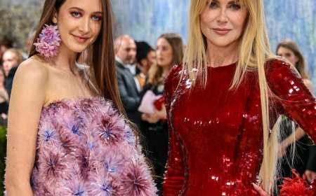 Nicole Kidman’s Daughter Sunday Shares Peek at Met Gala Dress Creation