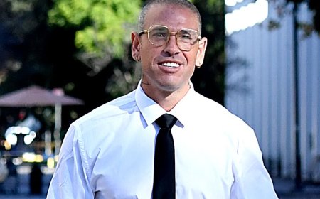 Eight brutal years in an LA jail... or cushy rehab: D-Day for Australia's Next Top Model star Didier Cohen accused of 'vicious' attack on dad and stepmum - as top prosecutor tells us there will be NO mercy