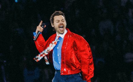 Harry Styles kicks off his Together, Together tour in Amsterdam with slick dance moves, humble confessions and frequent random bouts of sprinting across the stage - as fiancée Zoë Kravitz proudly watches from stands