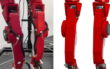 3D-printable humanoid legs let robotics experiments run wild