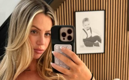 Pregnant Holly Hagan says her 'sides are going to BURST at the seams' as she bares her bump in bikini-clad snap to mark 38 weeks milestone