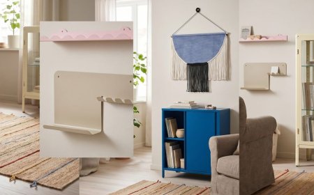 IKEA living room trends for summer: playful colors and open storage for a welcoming space that's packed with personality