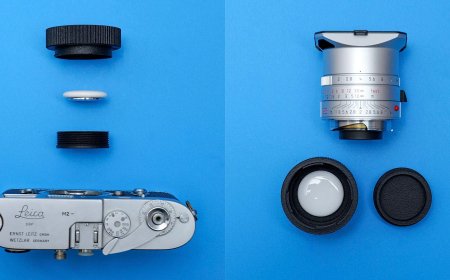 Crafty Lens Cap for Leica M Hides AirTags