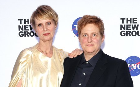 Sex and the City star Cynthia Nixon celebrates 14th wedding anniversary as she gushes over 'lovely butch woman' wife Christine Marinoni