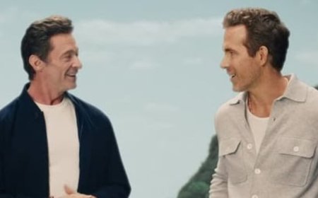 Deadpool and Wolverine co-stars Hugh Jackman and Ryan Reynolds team up as Hollywood mates turn cameras on Australia's high-flying racing team