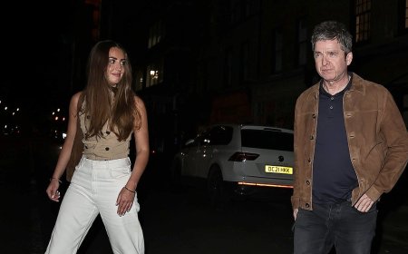 Noel Gallagher, 58, looks utterly smitten with marketing manager Nina Johnson, 28, as rumoured new couple are pictured enjoying date night two months after his split from Sally Marsh