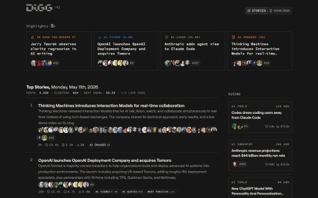 Digg is back again, this time to aggregate AI news