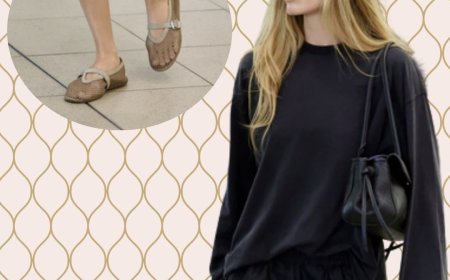 Celebs Are Bringing Back Mesh Ballet Flats—And Styling Them Like This