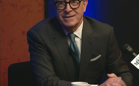 Stephen Colbert Returns to TV One Day After Ending Late-Night Show