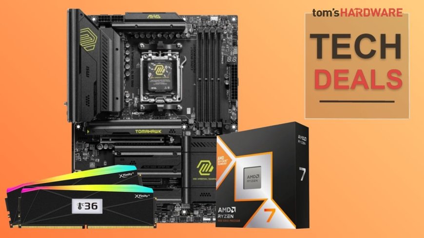 Get 32GB of DDR5 RAM for just $126 when paired with AMD's blistering 9850X3D — X870 motherboardbundle is less than $830 for your AM5 gaming battlestation