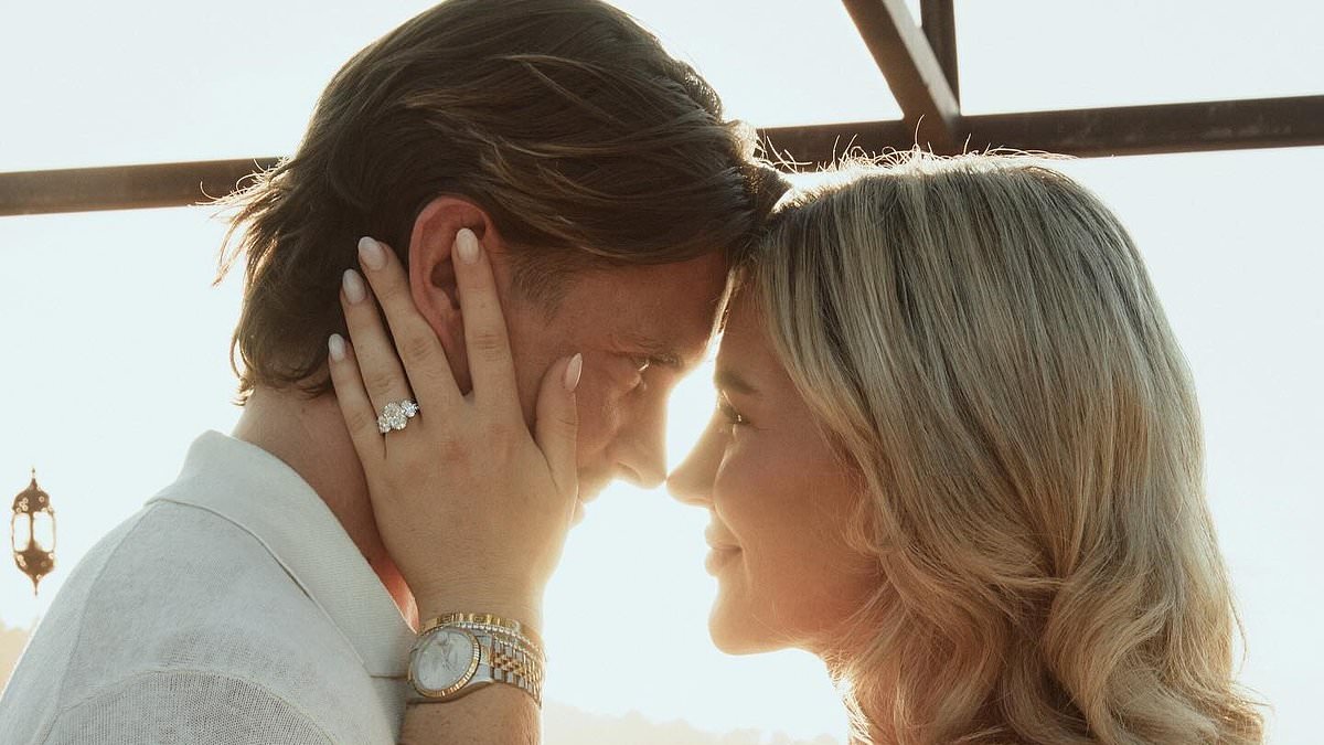 Spurs star Conor Gallagher reveals he's engaged to model girlfriend Aine May Kennedy after proposing during a romantic getaway to Mallorca