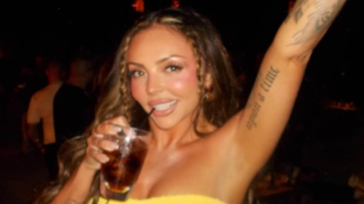 Jesy Nelson dances in a yellow crop top and celebrates her 'best birthday ever' with gal pals as she shrugs off Perrie Edwards drama after being branded 'difficult'