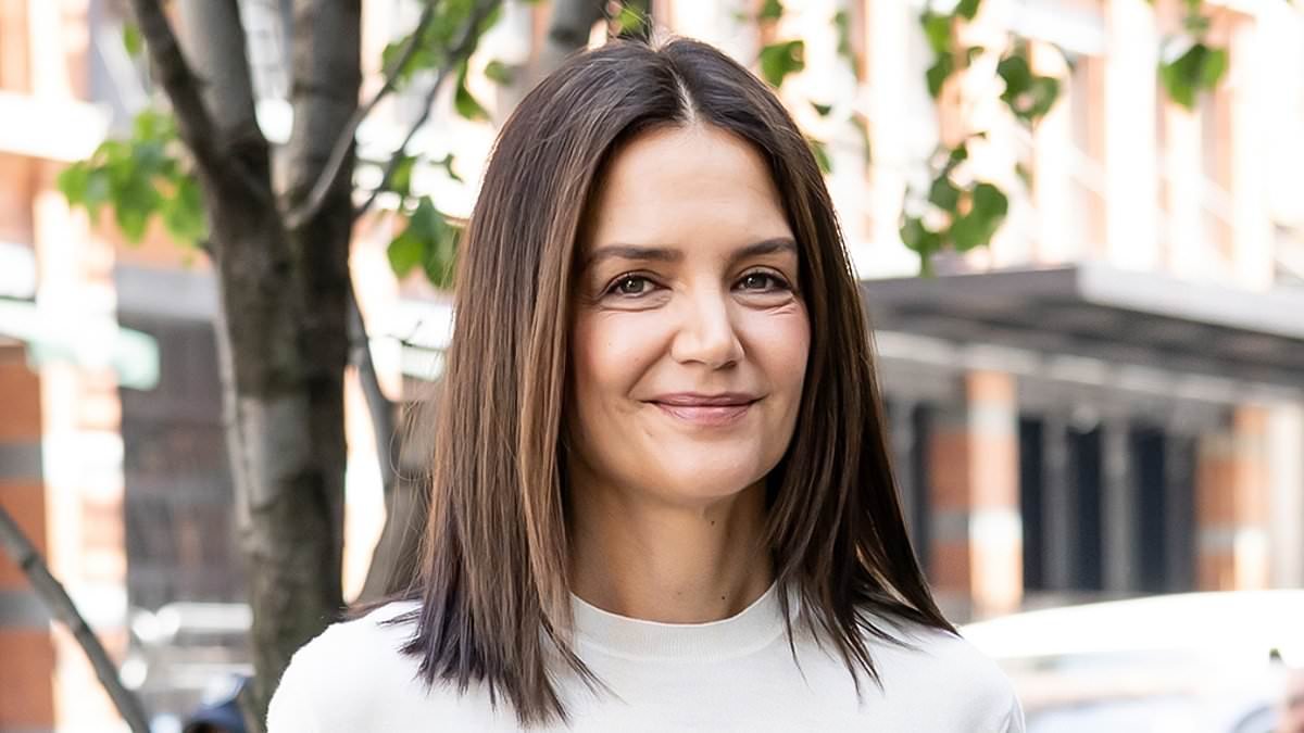 Katie Holmes, 47, shows off wrinkle-free face as she joins fellow A-listers Meg Ryan and Jodie Foster at Chanel event… amid plastic surgery whispers
