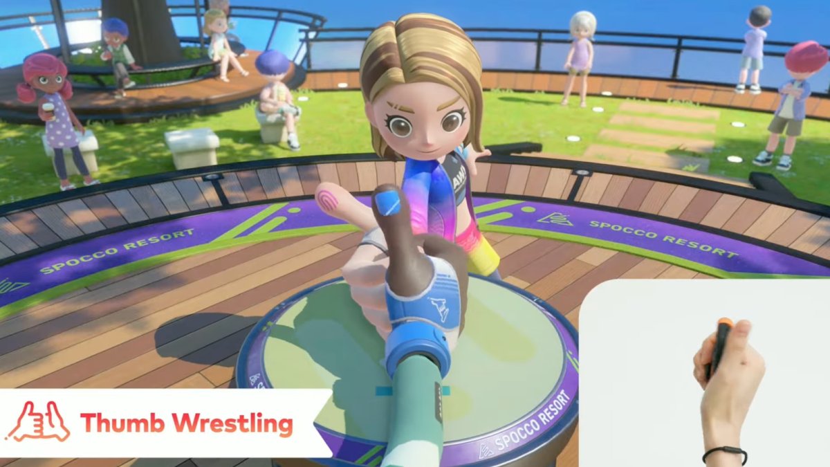 Nintendo Switch Sports Resort is coming to Switch 2 in 2026, includes thumb wrestling