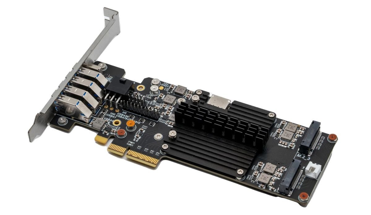 AMD B650 expansion cards hit retail starting at $199 — add four M.2 PCIe 4.0 slots and 11 USB ports to any PC with a PCIe slot