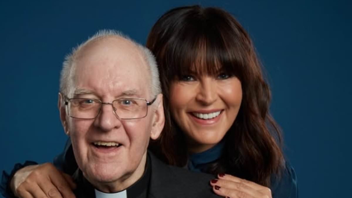 Anna Richardson reveals her retired priest father has died aged 85 after a battle with dementia as she recalls his 'extraordinary life' meeting the Pope and Queen Elizabeth