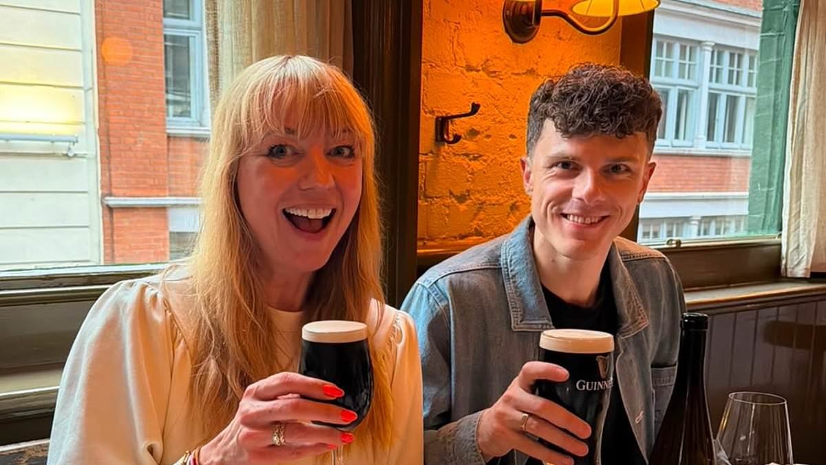 Sara Cox bids farewell to Radio 2 teatime slot after 'seven years of silliness' with a swanky dinner at the Devonshire Soho as she prepares to replace Scott Mills on Breakfast show