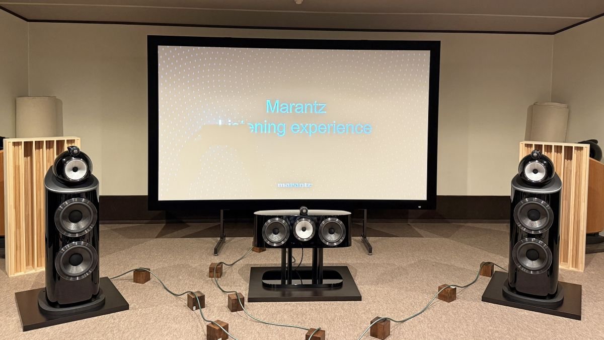 I heard a 9.4.6-channel Dolby Atmos system in Denon and Marantz's elite reference listening room in their Japan factory — here's what a best-in-class system with tech from Bowers & Wilkins, Oppo, and Sony can do