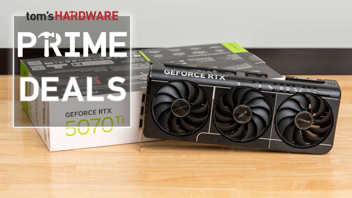 Get this Asus Prime RTX 5070 Ti for just $900 — our pick for the best all-around enthusiast graphics card in 2026 hits its lowest price this year