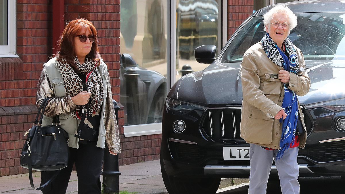 Slade's Noddy Holder looks happy and healthy as he celebrates his 80th birthday with wife Suzan - six years after being given just six months to live amid battle with throat cancer