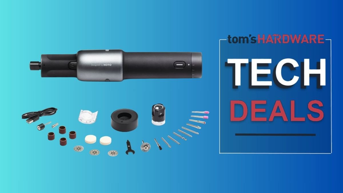 Pick up Hoto's ultra-useful 3D printing tool for just $29 — save 40% on this 35-piece Cordless Rotary Tool to give your creations a finishing touch