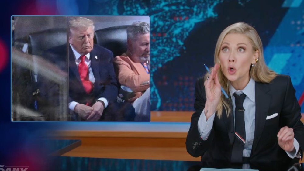 Late-Night Hosts Dunk On Trump For Falling Asleep During NBA Finals & “Jinxing” New York Knicks