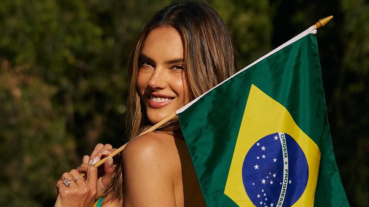 Alessandra Ambrosio sparks rumors she's engaged to boyfriend Buck Palmer after fans spot ring on THAT finger