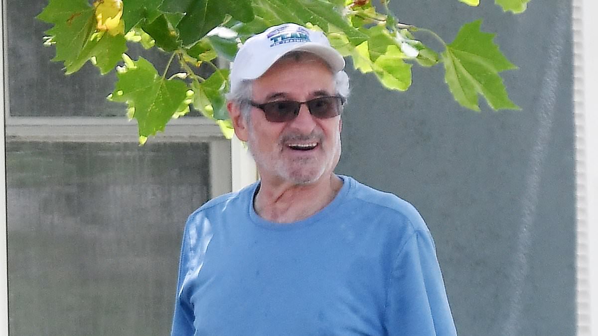 Grease and Broadway star, 76, looks unrecognizable as he beautifies his home in LA... can you guess who he is?