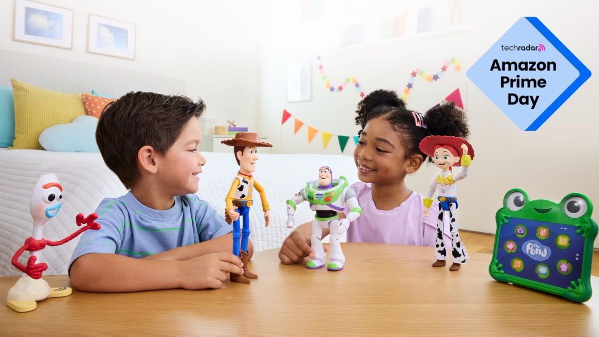 Toy Story 5 just hit theaters, but Mattel's interactive Buzz, Woody, and Jessie figures are already 54% off