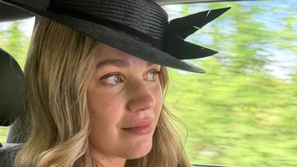 Joel Dommett's wife Hannah Cooper breaks down in tears and says 'I don't recognise myself' as she reveals 'disastrous' attempt to attend Royal Ascot six weeks after giving birth