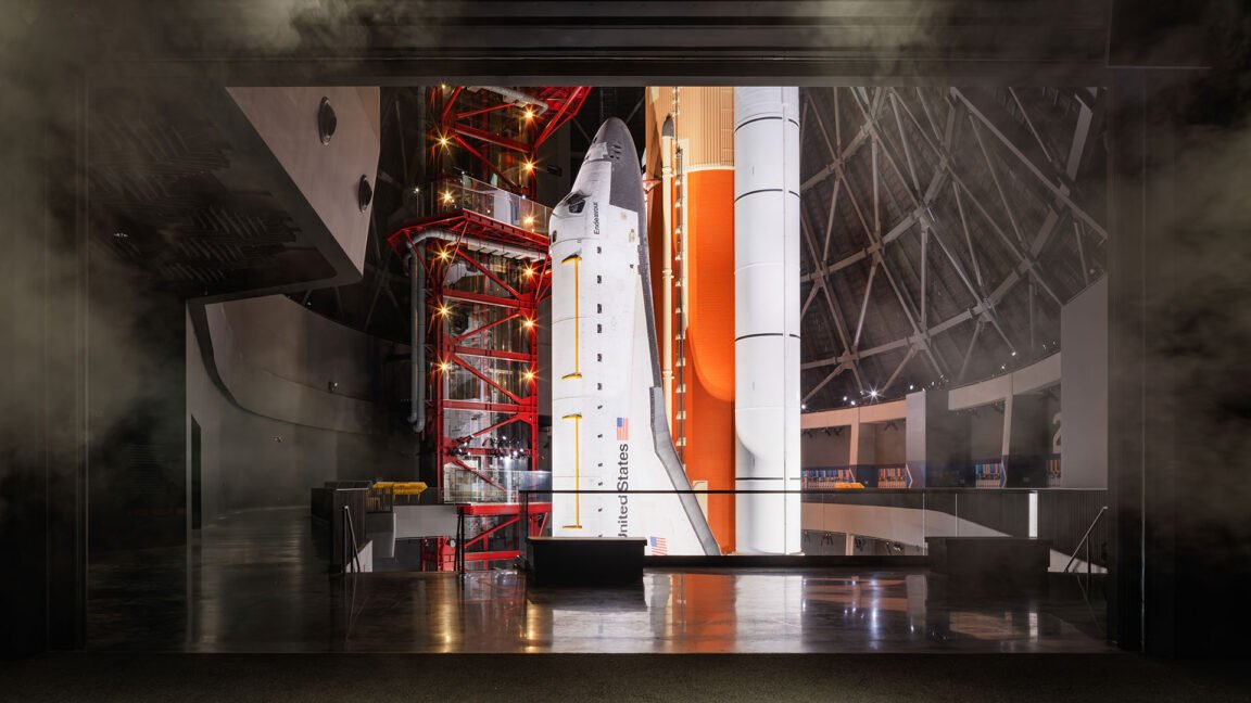 We got a sneak peek of the final space shuttle set to go on public display