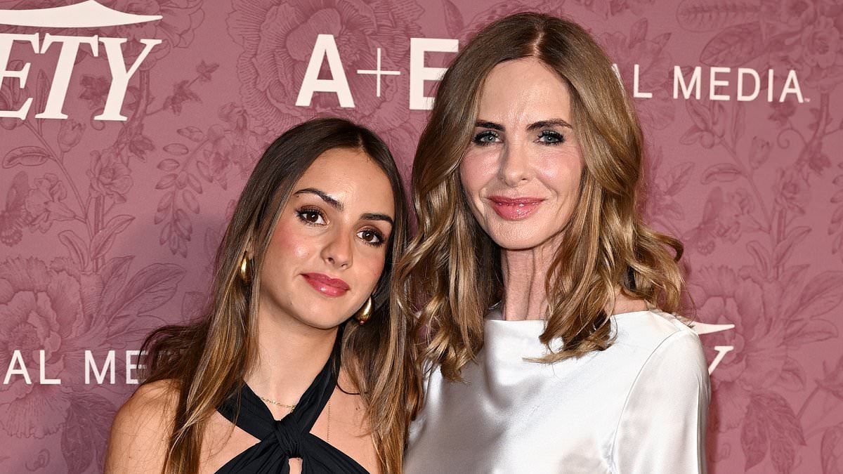 Trinny Woodall, 62, and lookalike daughter Lyla Elichaoff, 22, enjoy a red carpet night out at Variety Power Of Women event