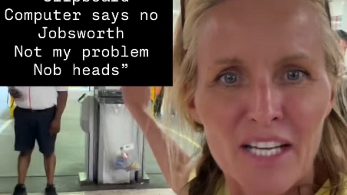 Davinia Taylor launches into furious rant at 'horrible and inhuman' staff and declares 'I hope their mothers are embarrassed' as she claims they denied her entry to the train despite arriving three minutes early