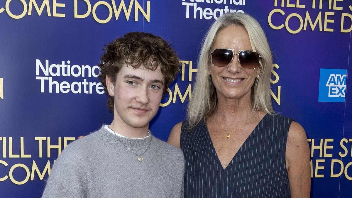 Tamzin Outhwaite pays tribute to trans child Flo as she wishes him 'peace and happiness' on his 18th birthday while sweet grandad says 'thank you for educating me'