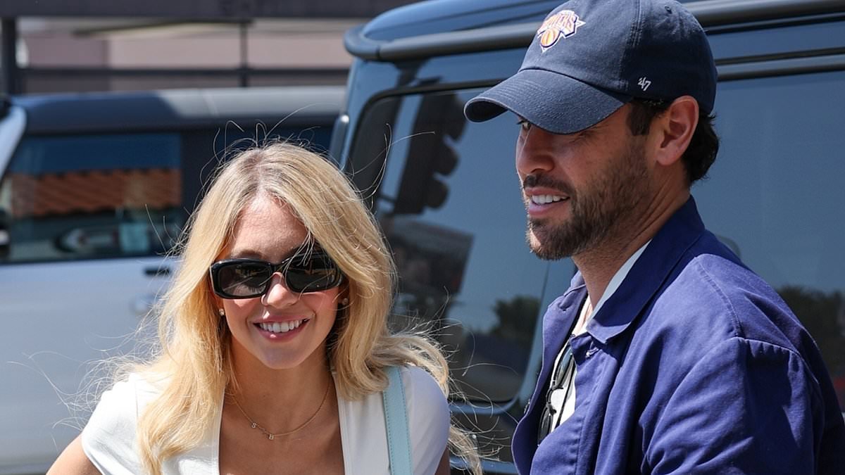 Sydney Sweeney gets boyfriend Scooter Braun's support at her lingerie event in LA after couple's near run-in with Taylor Swift