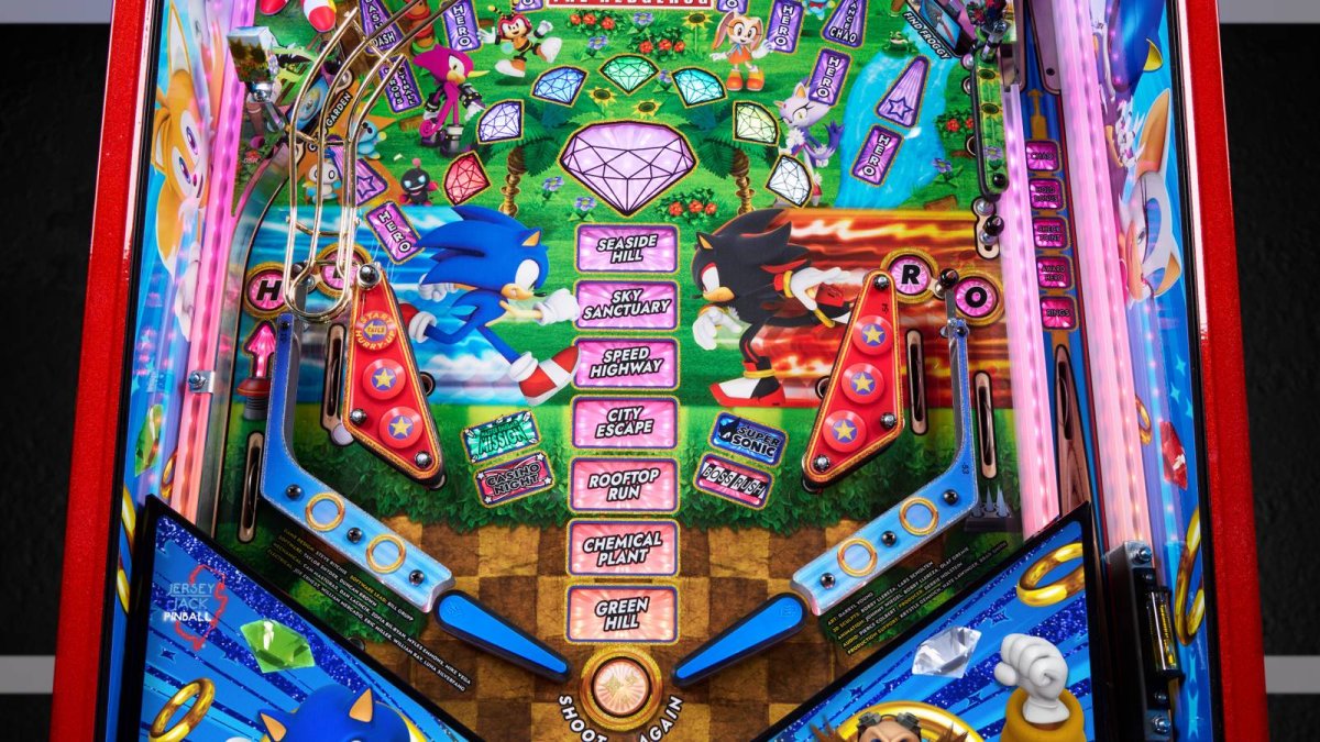 Sonic the Hedgehog pinball table revealed on franchise's 35th anniversary