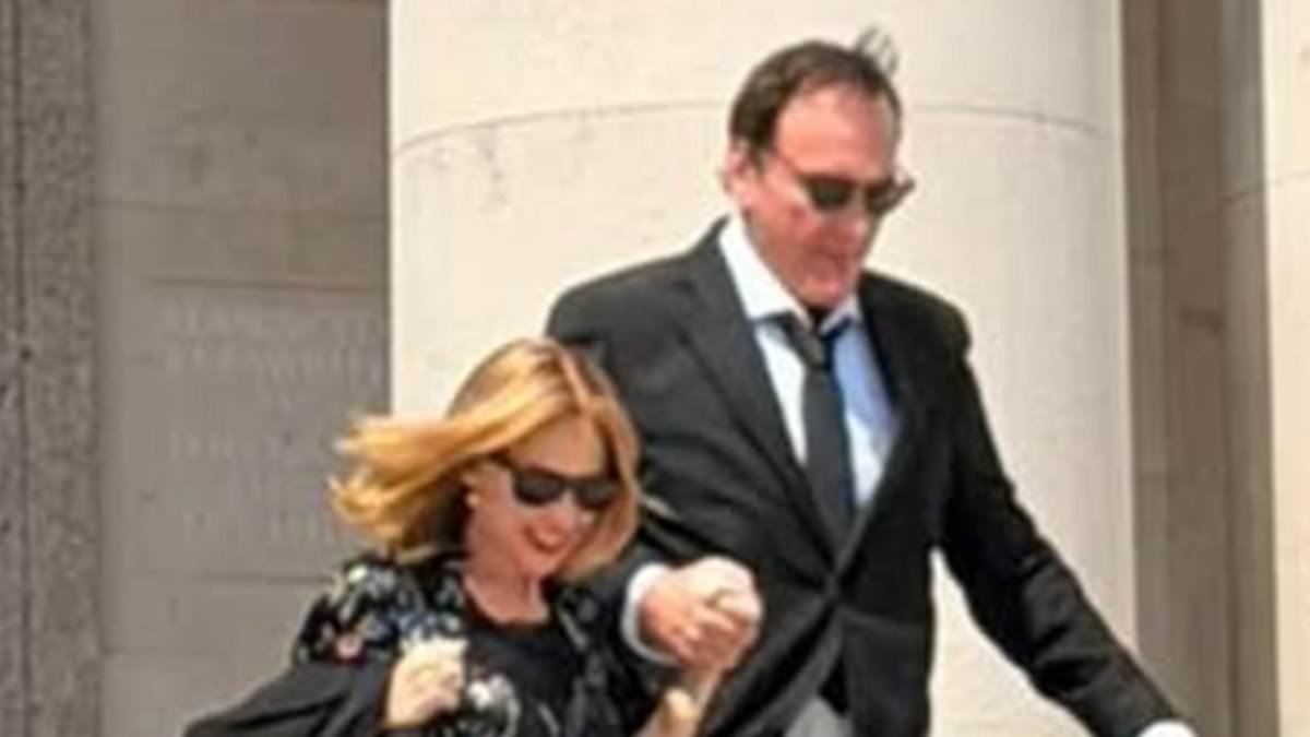 Kylie Minogue dips her toe back into acting as she holds hands with Quentin Tarantino while shooting new film in Porthcawl