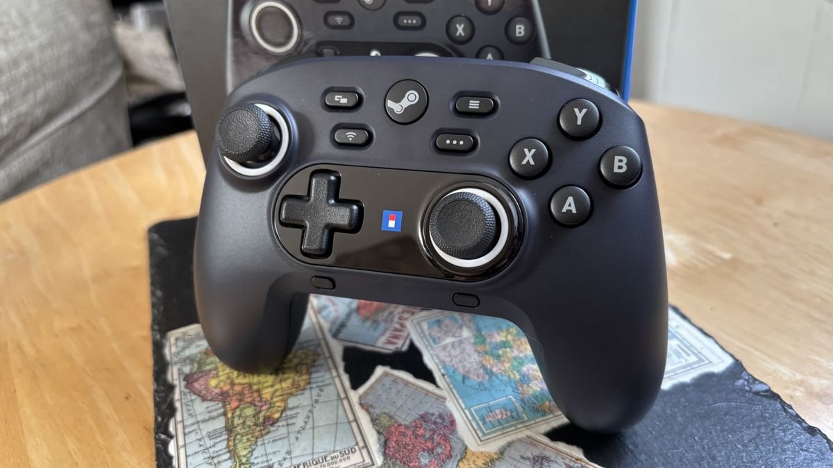 I wanted to recommend this Hori gamepad as a cheap Steam Controller alternative, but it's just not worth your money