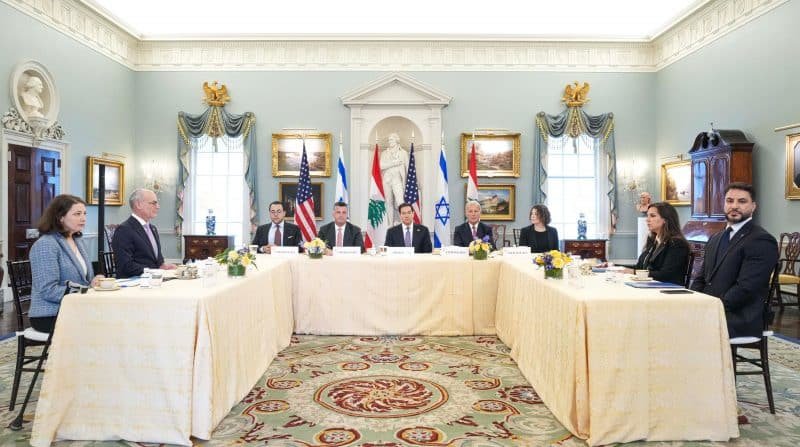Israel-Lebanon peace framework faces opposition from Hezbollah