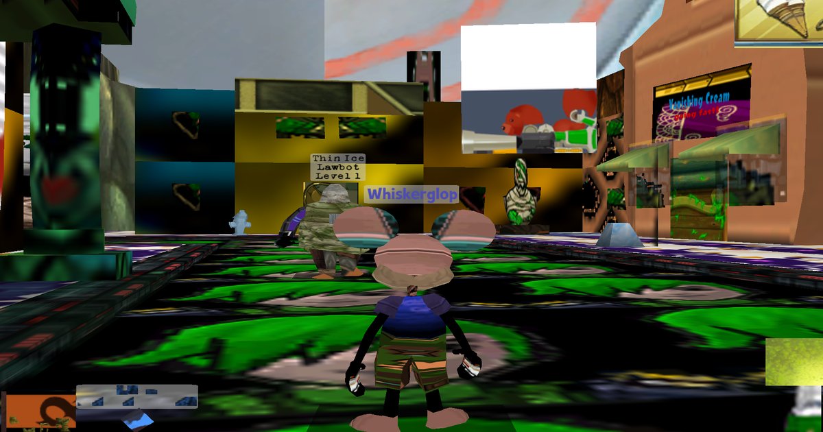 Texturetown is a Frankenstein's MMO created by remixing Club Penguin, Pirates of the Caribbean Online and other dead MMOs