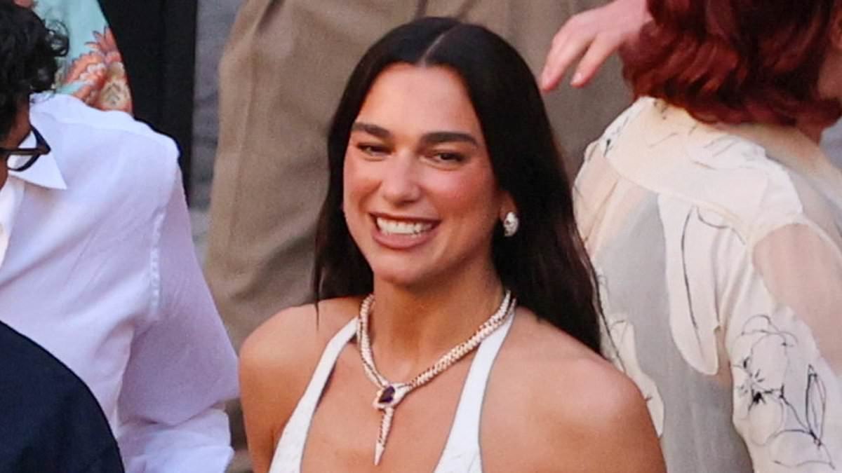 Dua Lipa 'pays out £5,000 to residents in Palermo' after furious locals protested city's shut-down with graffiti on her lavish wedding weekend