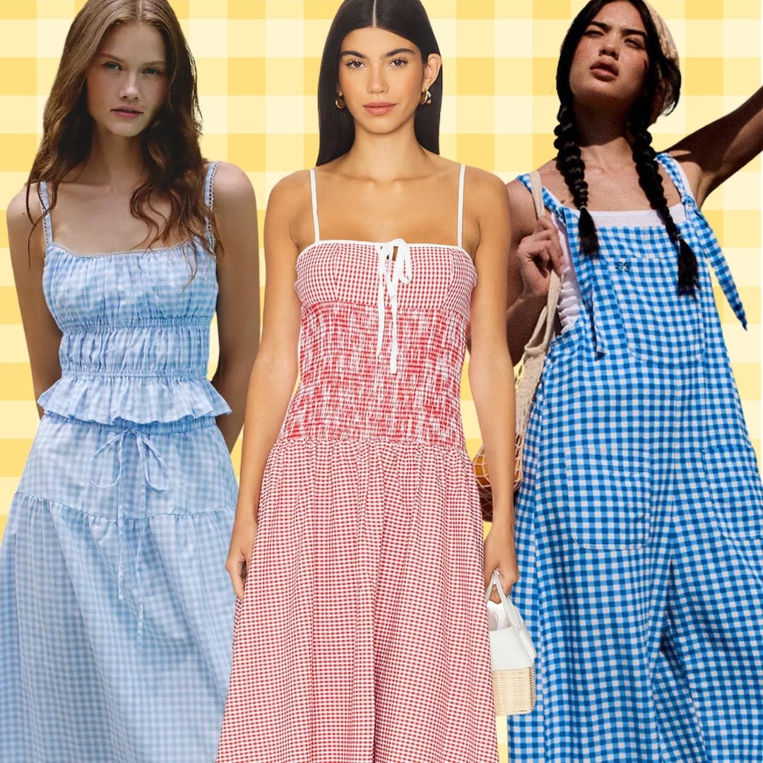 The Viral Fashion-Girl Way to Wear Gingham Right Now